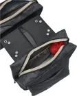 Vaude dvojitá taška na nosič TwinZipper, black
