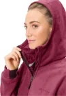 Vaude mikina s kapucňou Neyland Fleece, dámska, passion fruit