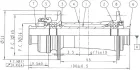Novatec D791SB-CL-15, predný náboj, 32 dier, 15x100, OEM