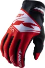 KENNY Cyklistické rukavice BRAVE RED 4, Čierna/Červená