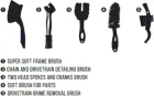JOE´S NO-FLATS sada kartáčov Premium Brush Kit-5ks
