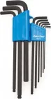 Park Tool sada imbusových kľúčov so zásobníkom, 9 ks, PT-HXS-1-2-