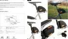 Restrap Rear Top Tube Bag taška na rám, 1 l, čierna
