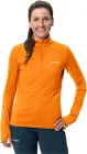Vaude fleecový pulóver Livigno Halfzip II, dámsky, oranžová