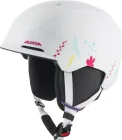 ALPINA Detská lyžiarska prilba BRIX JR white-graphic matt