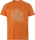 Vaude tričko Tekoa Wool, pánske, oranžové (kumquat)
