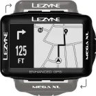 LEZYNE Cyklonavigácia MEGA XL GPS HR/ProSC LOADED