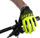 FORCE rukavice MTB SWIPE letné, čierno-fluo