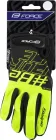 FORCE rukavice MTB SWIPE letné, čierno-fluo