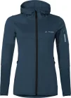 Vaude turistická mikina s kapucňou Monviso Fleece, dámska, dark sea uni