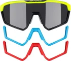 FORCE okuliare APEX, fluo-čierne, čierne kontrastné sklo