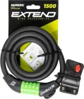 Extend zámok na bicykel NUMERIC 5, 12*1200mm, black