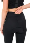 Vaude cyklistické nohavice Posta Warm, dámske, black