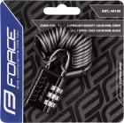 Force zámok F SMALL 2 špirálový kódový 120cm/3mm, čierny