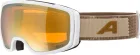 ALPINA Lyžiarske okuliare BIVIO white-earth matt Q-LITE gold