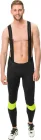 Vaude cyklistické nohavice Kuro Warm Bib, pánske, neon yellow