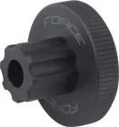 FORCE kľúč poistnej matice osi SH HollowtechII plast
