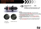 Novatec D902SB-CL-B12-A4A-MS, zadný náboj, 32 dier, 12x148, MicroSpline, OEM