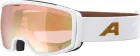 ALPINA Lyžiarske okuliare BIVIO Q white-gold matt
