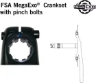 FSA stredové zloženie kľúk M/EXO 24mm na BB30, 68mm