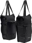 Vaude dvojitá taška na nosič TwinShopper (UniKlip 2), black