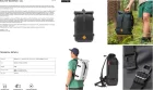 Restrap Rolltop Backpack batoh, 22 l, čierna