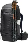 Vaude turistický batoh Asymmetric 42+8, unisex, black