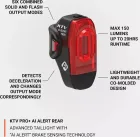LEZYNE Zadné svetlo KTV PRO+ Ai ALERT