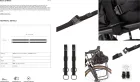 Restrap Rack Strap popruhy na nosič, 55-75 cm