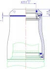 FSA hlavové zloženie ORBIT IS 138 8.7mm carbon 1-1/8 to 1-3/8-OD 45/52