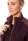 Vaude mikina Skomer Wool Fleece, dámska, dark cherry