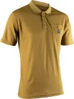 LEATT Polo tričko Team krátky rukáv, Brass Brown