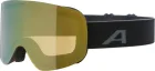 ALPINA Lyžiarske okuliare PENKEN black matt Quatroflex gold