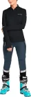Vaude fleecový pulóver Livigno Halfzip II, dámsky, black