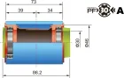 FSA stredové zloženie-adaptér BB386/BB30 na PF30A/BB30A Cannondale