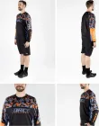FORCE dres RECKLESS dlhý rukáv, čierno-oranžový