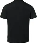 Vaude bavlnené tričko Logo, pánske, black/yellow