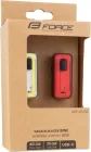 Force sada svetiel BINE USB predné+zadné
