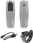 FORCE svetlo predné SHARK 500 Lumenov, USB, čierne