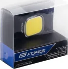 FORCE svetlo predné COB 2.0 75LM USB, čierne