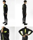 Force bunda FROST softshell pánská, černo-fluo