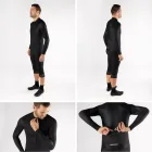 Force dres PURE UNI dlhý rukáv, čierny