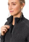 Vaude mikina Skomer Wool Fleece, dámska, phantom black