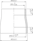 FSA hlavové zloženie NO.60AL-3 H8.2mm alloy 1.5-OD 55
