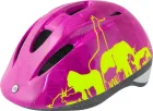 FORCE prilba FUN ANIMALS detská fluo-ružová S