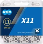 KMC Reťaz X 11 strieborno-šedá, 118 článkov