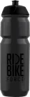Force fľaša F RIDE BIKE 0,75 l, transparentná celočierna