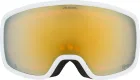 ALPINA Lyžiarske okuliare BIVIO white-earth matt Q-LITE gold