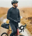 Vaude cyklistický dres Matera LS, pánsky, black
