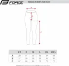 FORCE nohavice RIDGE LADY do pásu s vložkou, čierno-ružové